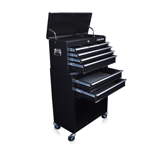 311 US PRO TOOLS BLACK TOOL CHEST BOX ROLLER CHEST LOCKABLE 5060253317664 eBay