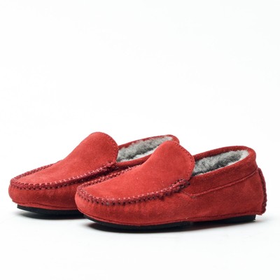 NEW Boy's Cole Haan Zermatt Red Suede 