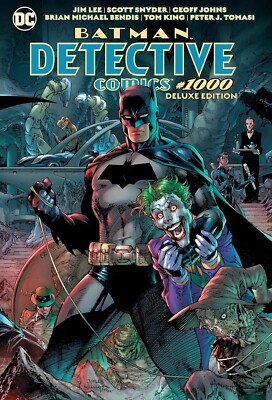 BATMAN - DETECTIVE COMICS 2 book lot: #1000 Deluxe Edition HC & Scare Tactics SC