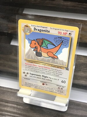 Dragonite #5 "Pokemon: The First Movie" Rare WB Black Star Promo Pokemon  Card | eBay