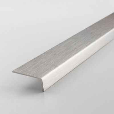 PROVISTON Winkelprofil Edelstahl | 22 x 5 x 2700 mm | Edelstahl matt | Bauprofil