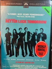 Better Luck Tomorrow ex-rental region 4 DVD (2002 Justin Lin crime drama movie)