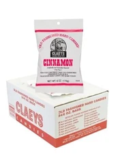 Claey's Old Fashioned Bulk Hard Candies 6 Ounce Bag (Pack of 24) (Cinnamon)