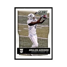 Bralon Addison Rookie 2016 Score #376 Football Cards Football Card NM