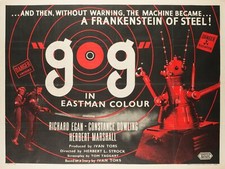 Gog 1954 UK Quad Film Poster **Orson & Welles Posters**