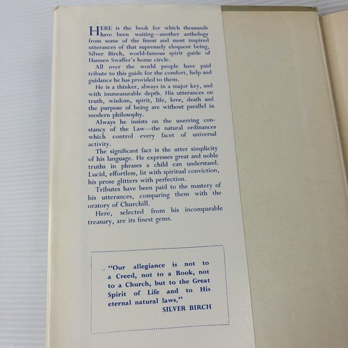 Guidance from Silver Birch & More Philosophy Hardcovers x2 Spiritual Teachings - Picture 6 of 21