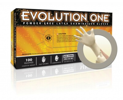 Ansell MicroFlex Evolution One Powder-Free Latex Exa 100 Gloves Medium EV-2050-M