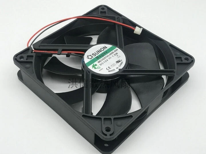 1X SUNON MEC0251V3-0000-A99 DC12V 1.9W 12025 12CM 120mm Fan 2pin Fast Delivery - Image 2 of 4