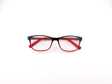 Esprit Eyeglasses, Frames Only, ET17457 587, 50-15-135, Plastic, Black/Red