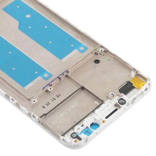 Gehäuse Rahmen Mittelrahmen Deckel für Huawei Y7 2018 Weiß Reparatur Ersatz Neu - Zdjęcie 4 z 6