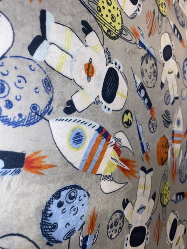 Shannon Fabrics Space Cadet Steel Cuddle Minky - Bild 9 von 9