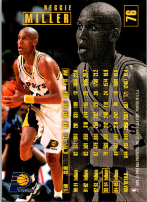 Reggie Miller 1995 Fleer #76 Basketball Card | eBay