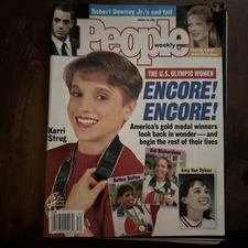 AUG 19 1996 PEOPLE magazine  UNREAD - U.S. OLYMPICS Robert Downy jr.      