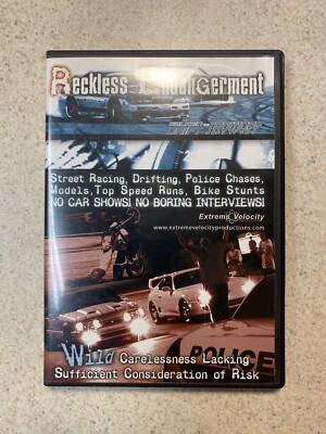 RECKLESS ENDANGERMENT DVD - Extreme Velocity Productions