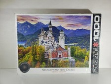 Puzzle Eurographics Neuschwanstein Castle Bavaria Germany 1000 Piece Made in USA