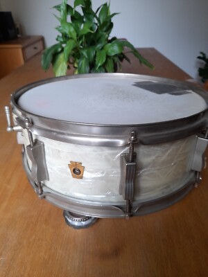 Ludwig Jazzfest Snare - Nov. 7, 1963 - 8 lug - white marine pearl 