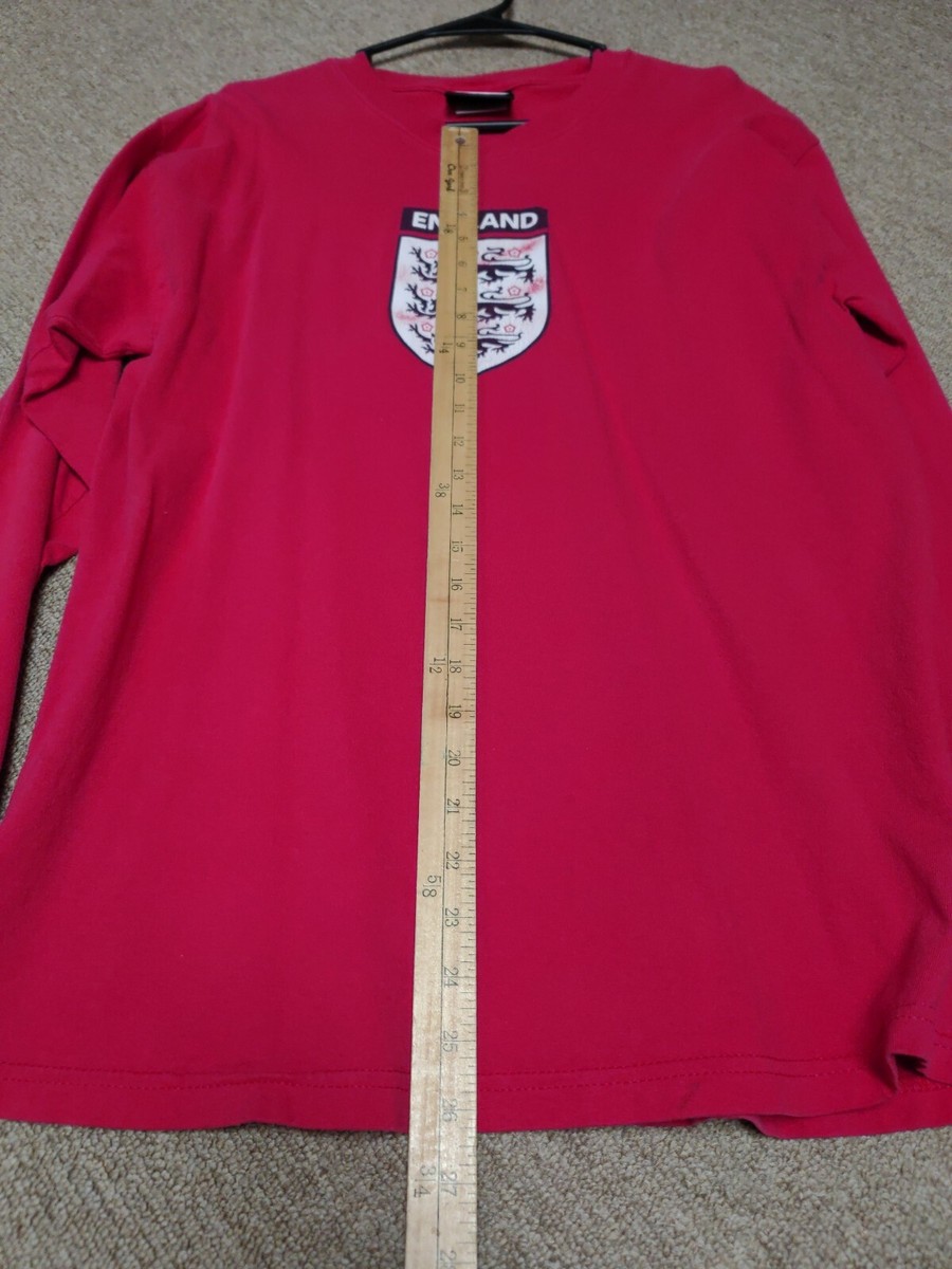 Umbro England soccer large long sleeve shirt | eBay