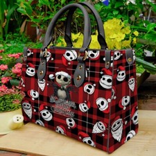 Personalized The Nightmare Before Christmas Women 3D Leather Handbag