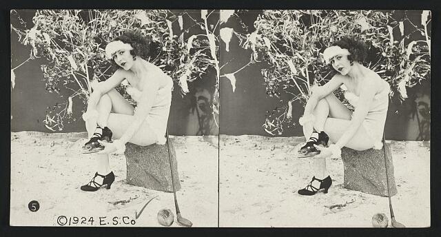 Winter Woman Model c1900 Old Photo 1
