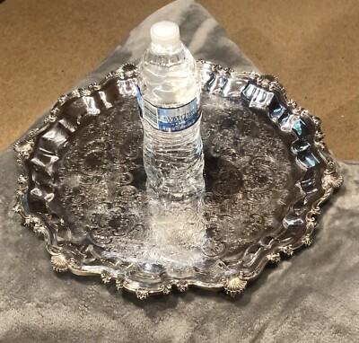 Vintage Friedman Silver Co Butlers Serving Tray Silver Plated