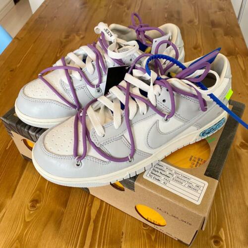 Nike Off White Dunk Low Lot 48 of 50 DM1602-107 Size US 8.5 with Box