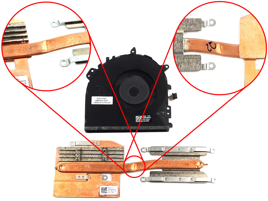 ASUS VIVOBOOK 17 X712JA X712FB HEATSINK FAN ASSEMBLY