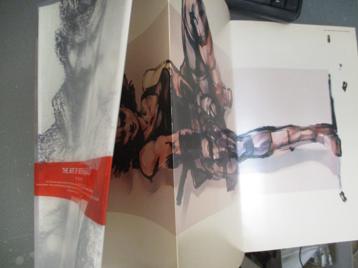 Art of METAL GEAR SOLID Art Works w/Poster YOJI SHINKAWA Book 1999