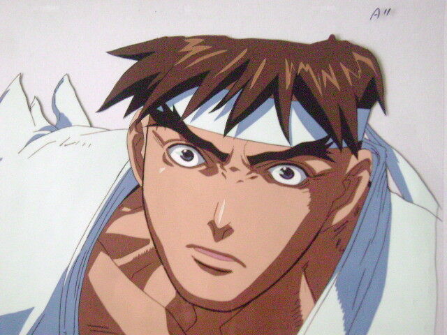 STREET FIGHTER ALPHA ZERO RYU ANIME PRODUCTION CEL