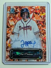 2024 Bowman Chrome Sapphire Jose Perdomo Orange /25 Sapphire Selections Auto