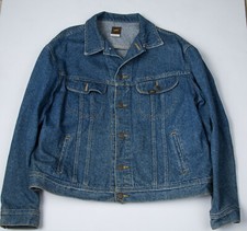 Vintage Men's Lee Denim Trucker Jacket Sz XL