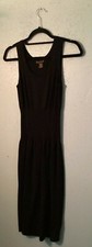 Ladies Sweater Dress Size XS Black Sleeveless Miss Tina