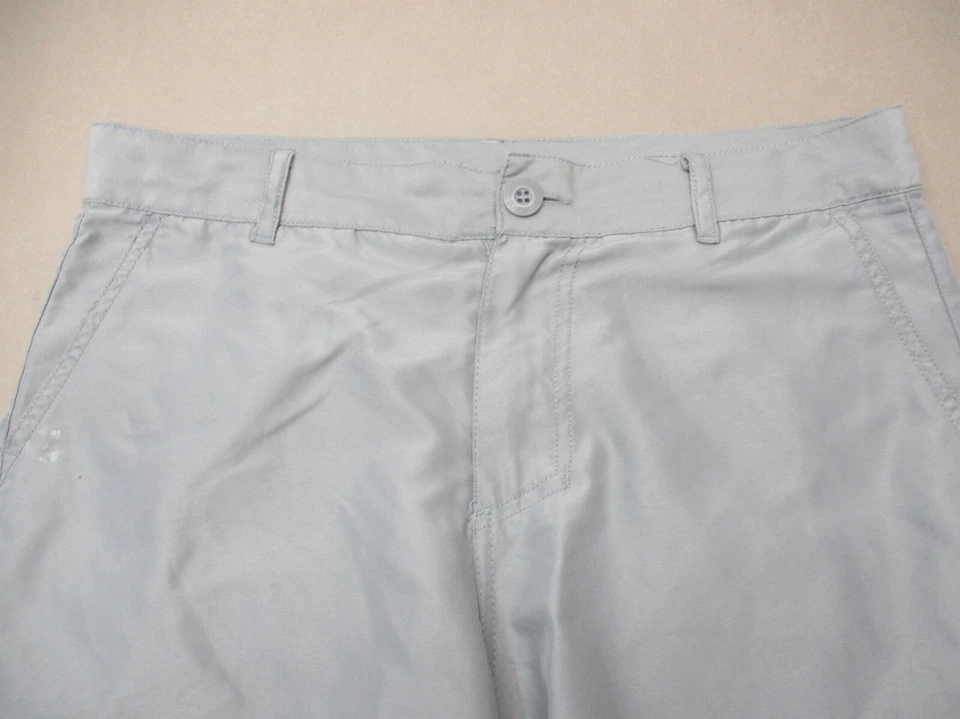 Pantalones Cortos Chinos DC Talla 30 Para Hombres Gris Cremallera Bolsillo Elastizados Frente Plano Calce Ajustado 500 Foto 2 de 4