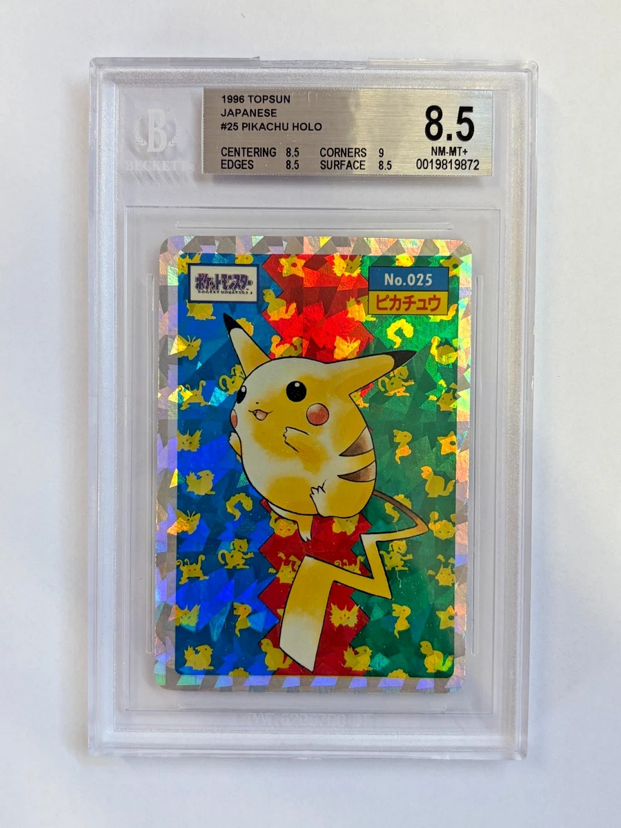 Collectible Individual 8.5 Graded Pikachu Pokémon TCG Card Games