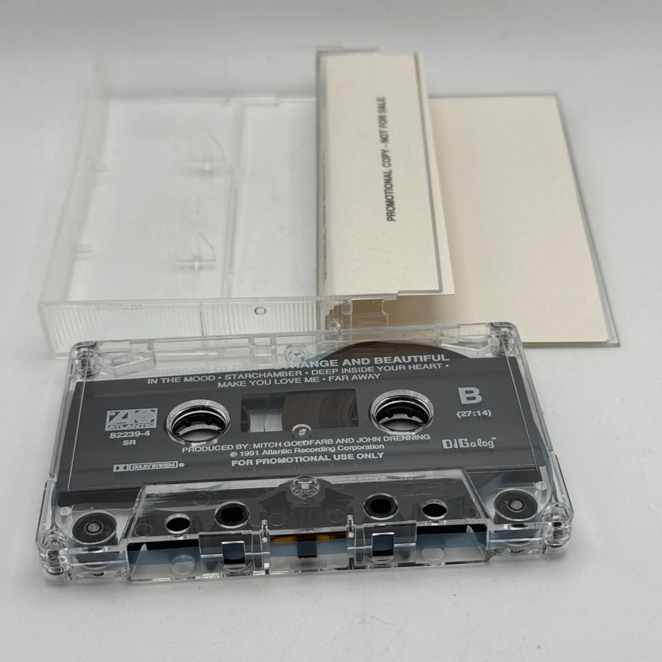 Crimson Glory - Strange and Beautiful Cassette Tape 1991 Atlantic Advance PROMO - Изображение 4 из 4