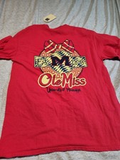 NWT Ole Miss Rebels T-Shirt The Game University of Mississippi Est 1848 Bow Tie