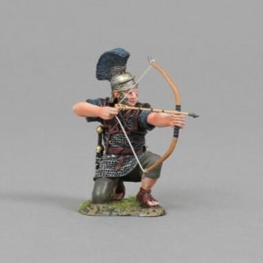 ROM183A - Kneeling Praetorian Archer Firing Straight Ahead - Rome - Thomas Gunn