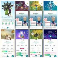 Pokémon Acc Go - Lv60 - 239Legendary- 221Shiny - 129 4*