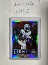 2025 Topps Chrome-Jahmyr Gibbs Detroit Lions Refractor #1975-12 Football