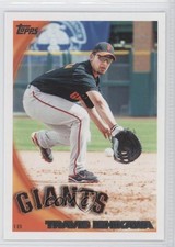 2010 Topps Travis Ishikawa (No Rookie Cup) #493 1i3