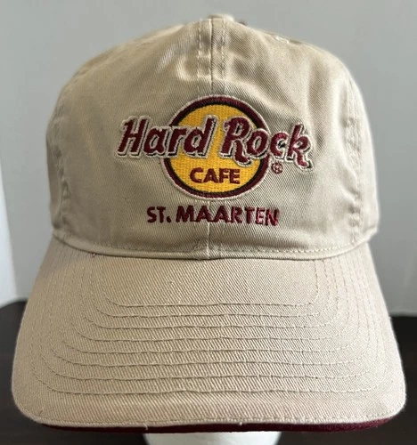 NWT! Hard Rock Cafe Khaki St. Maarten All Is One Hat Cap 