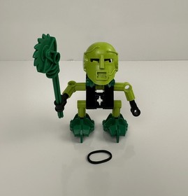 Lego Bionicle 8541 Turaga Matau Good Condition With Rubber Bands Complete Set