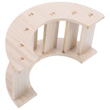 Hamster Climbing Ladder Hamster Cage Toy Wood Hamster Ladder Wood Hamster Bridge