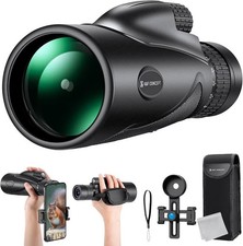 K&F CONCEPT 8-32X50 Zoom Monocular with Cell Phone Holder