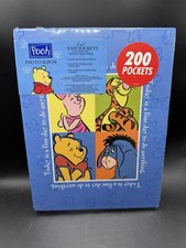 Vintage Disney Winnie The Pooh 3-Ring Photo Album 200 Pockets Sealed
