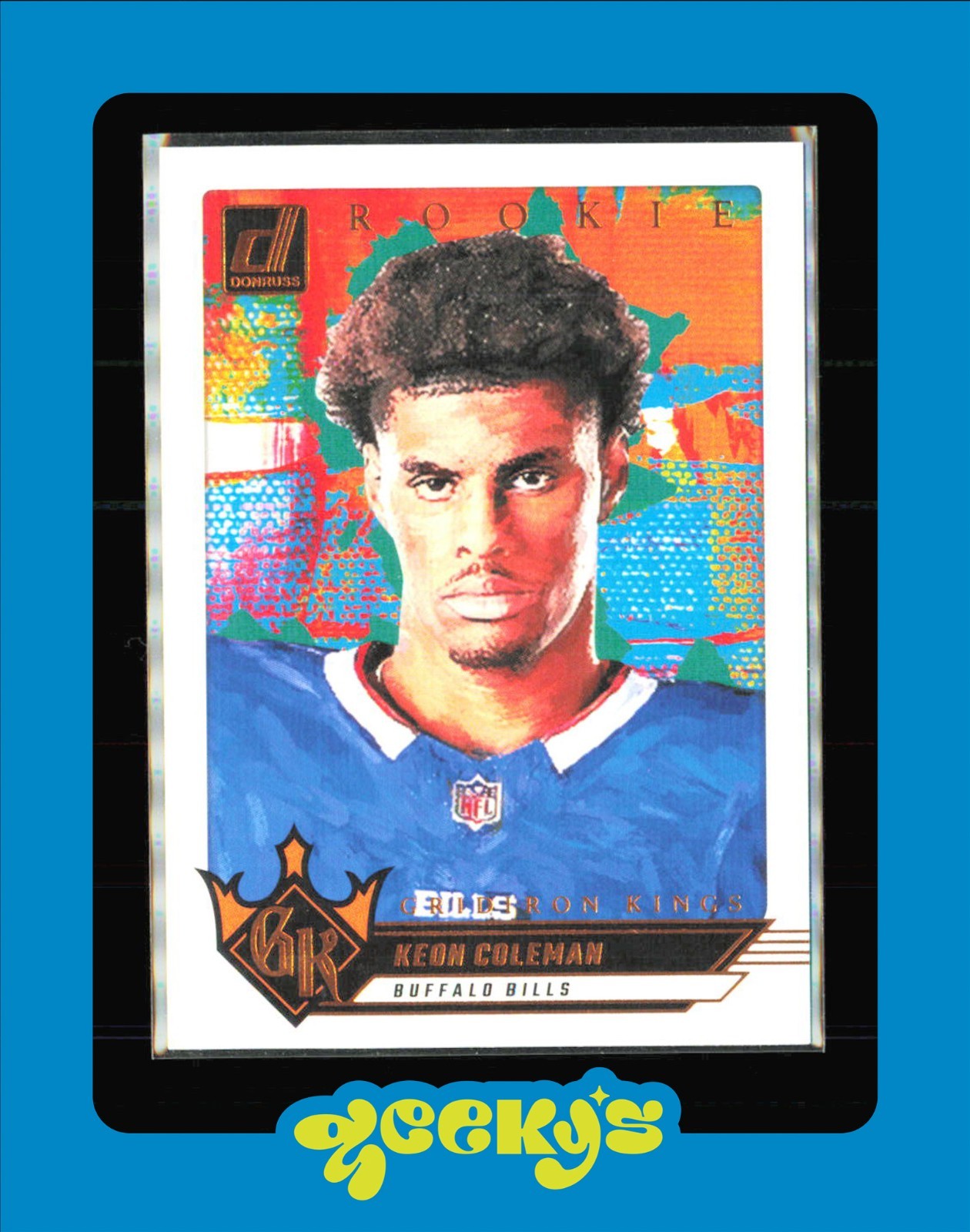2024 Donruss #13 Keon Coleman Rookie Gridiron Kings