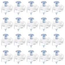 Glass Retainer Clips Kit for Easy Installation for Cabinets and Doors Set of 20