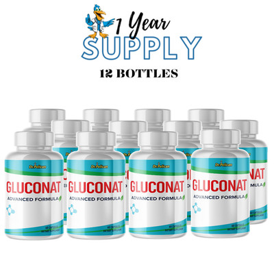 Gluconat- Blood Support- 12 Bottles- 720 Capsules
