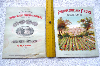 Antique Grasse Pélissier Aragon Booklet Perfume