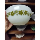 Vintage Pyrex Spring Blossom Green (Crazy Daisy) Cinderella Mixing Bowl #441