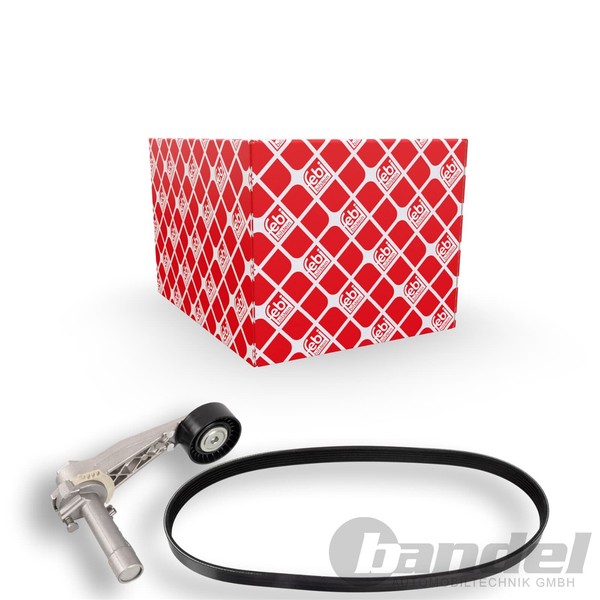 febi bilstein KEILRIPPENRIEMEN-SATZ Passend FüR CitroËN Berlingo C3 C4 C5 DS3-image